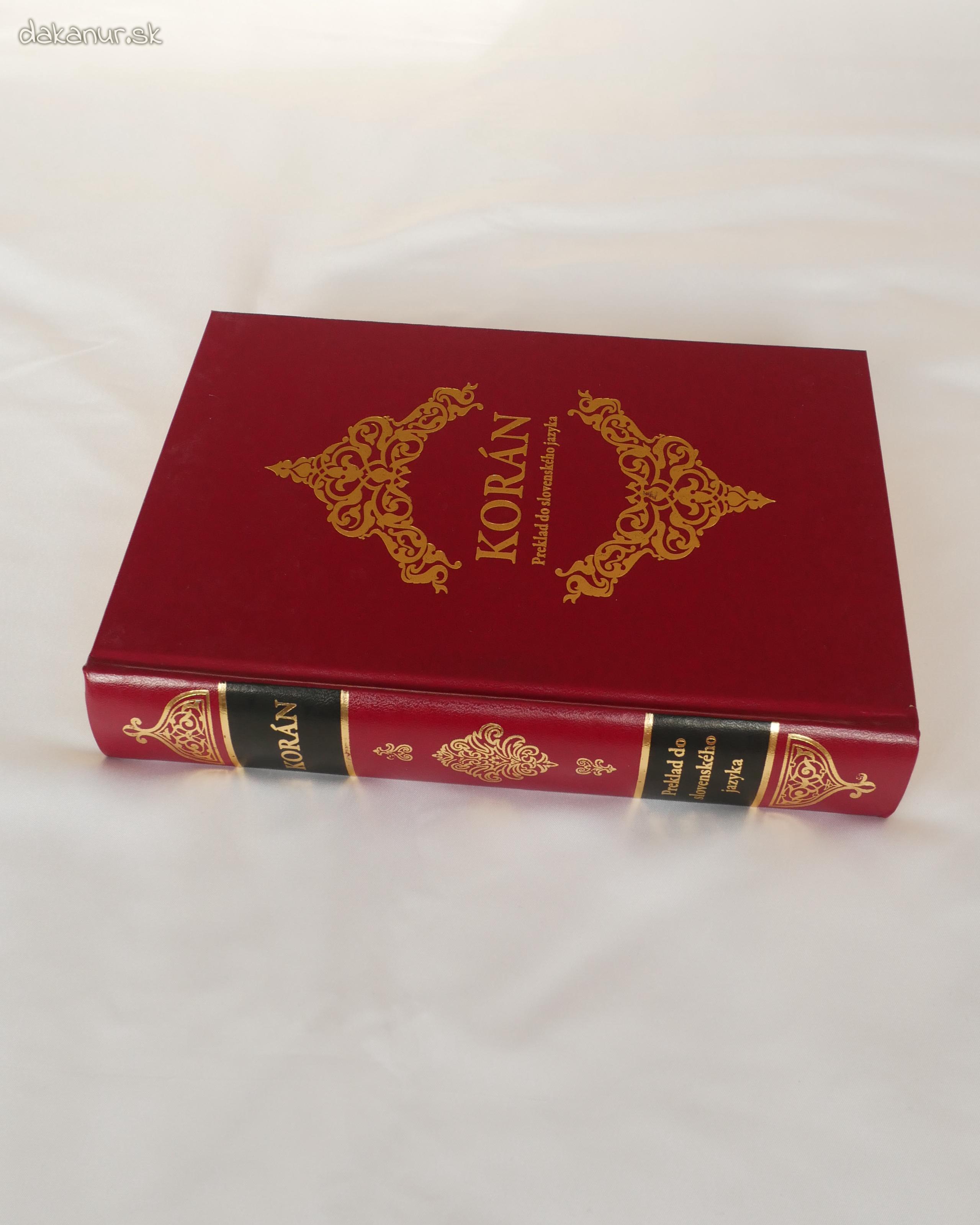 Korán v slovenskom-arabskom jazyku, červený