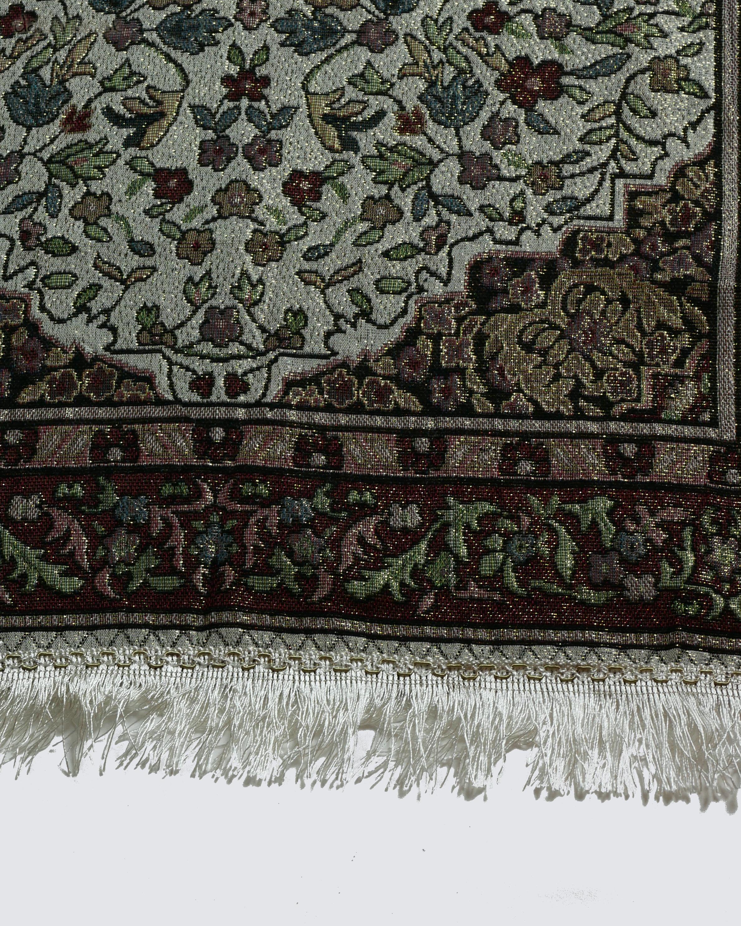 Trblietavý tenký modlitebný koberec Mekka