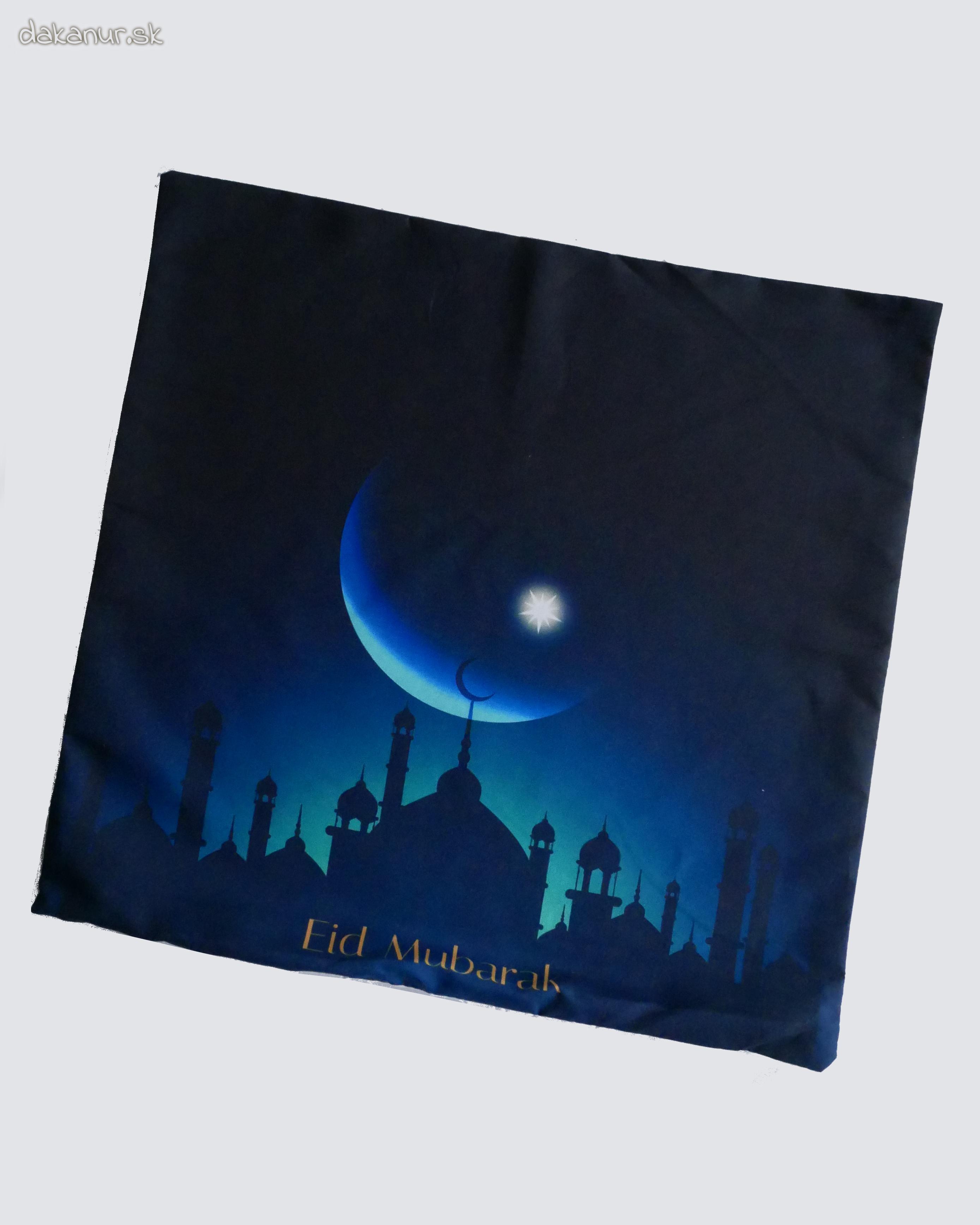 Obliečka modrá polmesiac, Eid mubarak