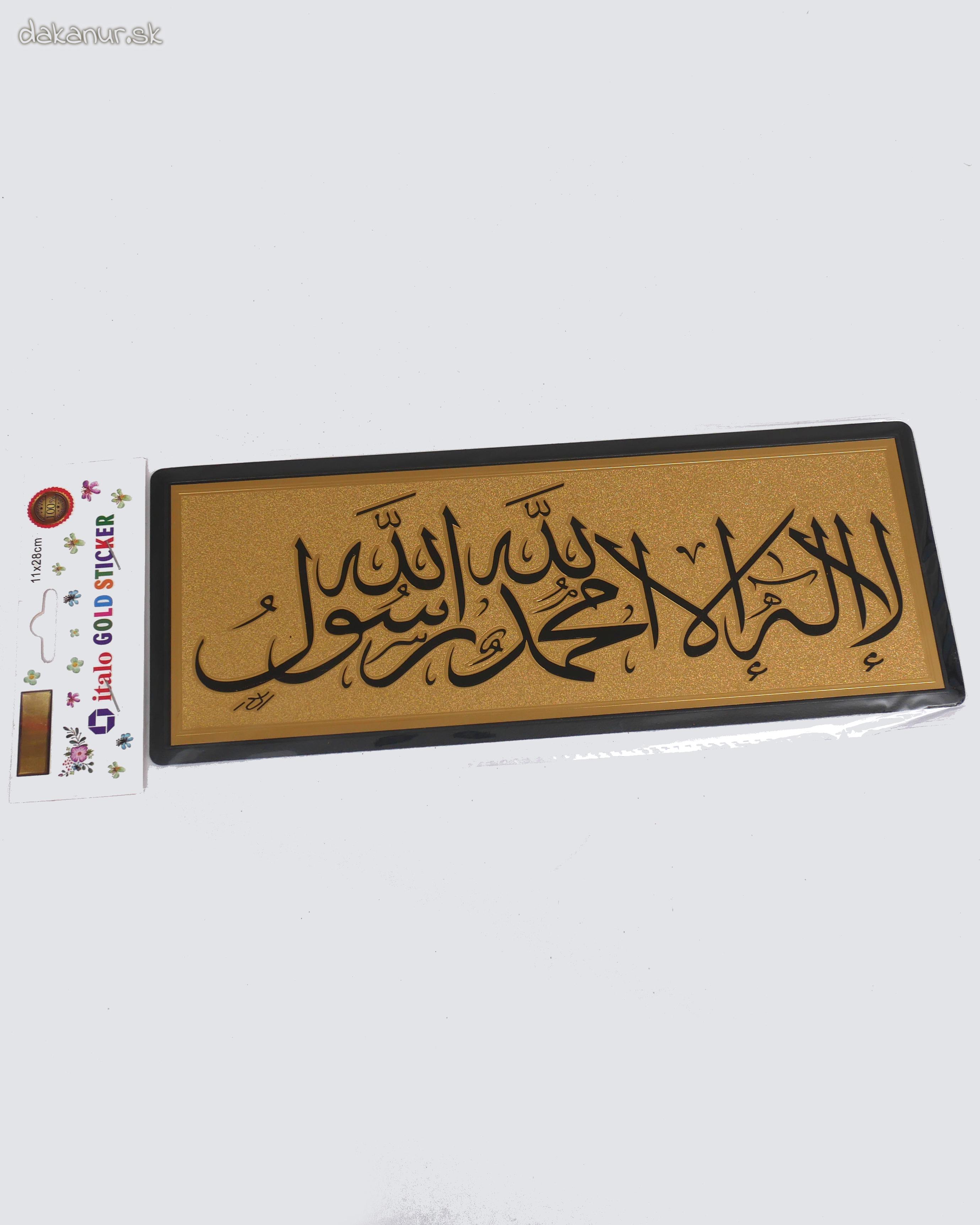 Dekoračná nálepka kaligrafia