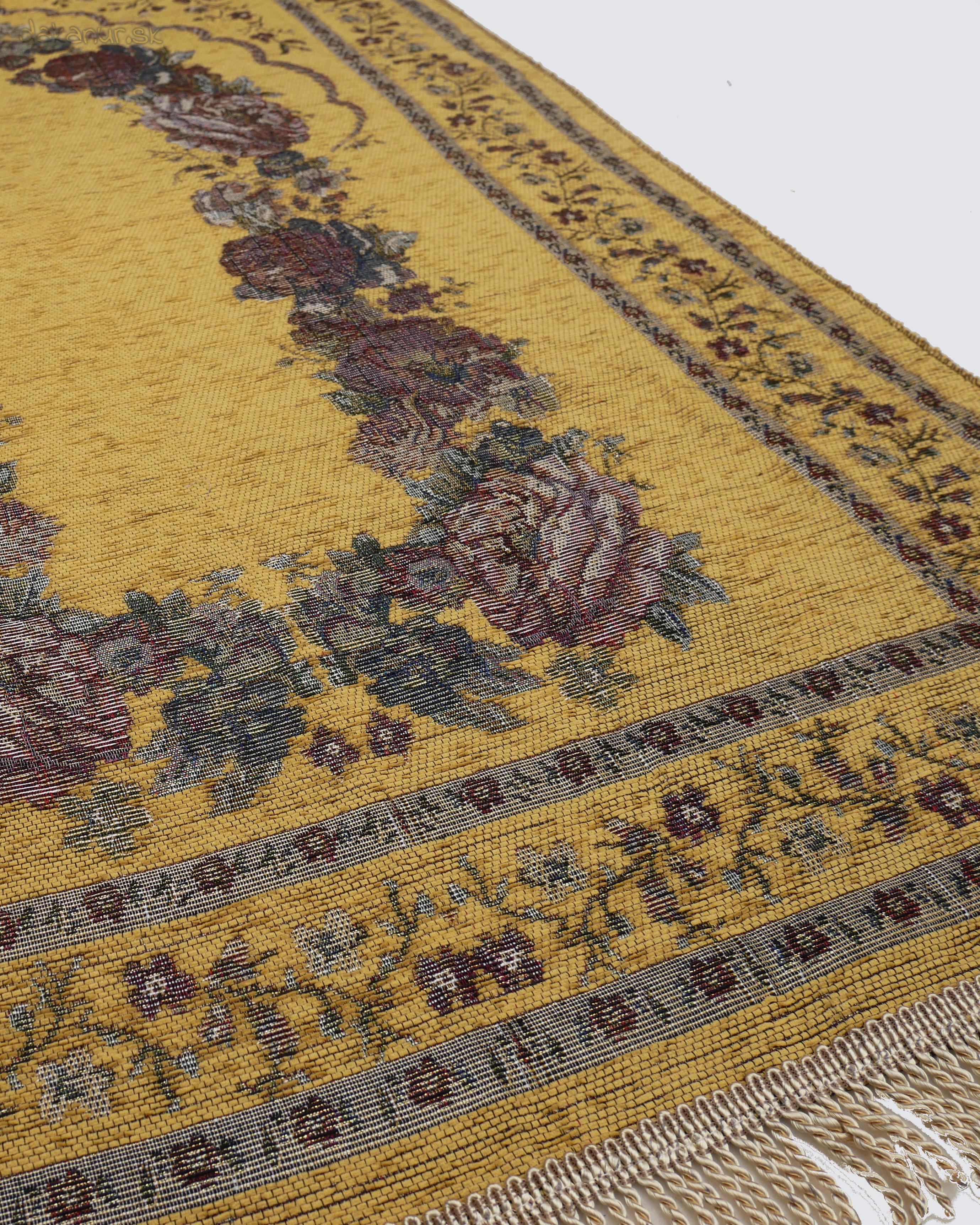 Tenší cestovateľský modlitebný koberec - zlatý