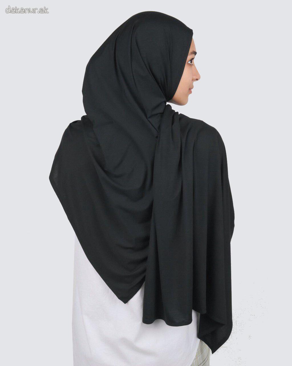 Hijáb simple wear čierny