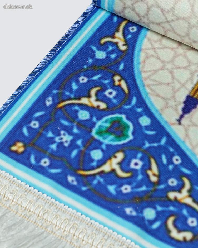 Detský modlitebný koberček orient modrý mešita