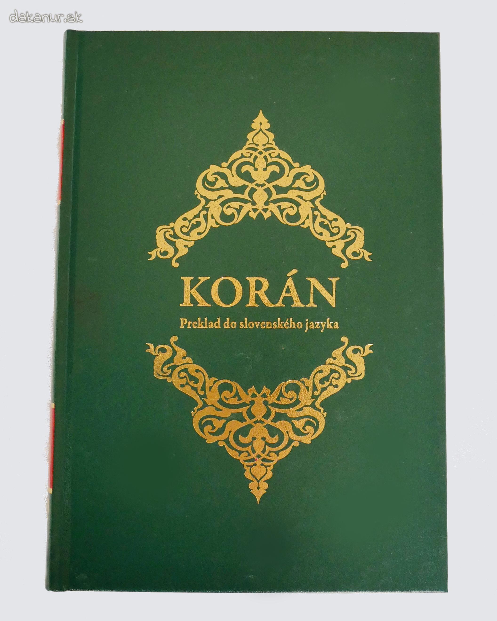 Korán v slovenskom-arabskom jazyku, zelený