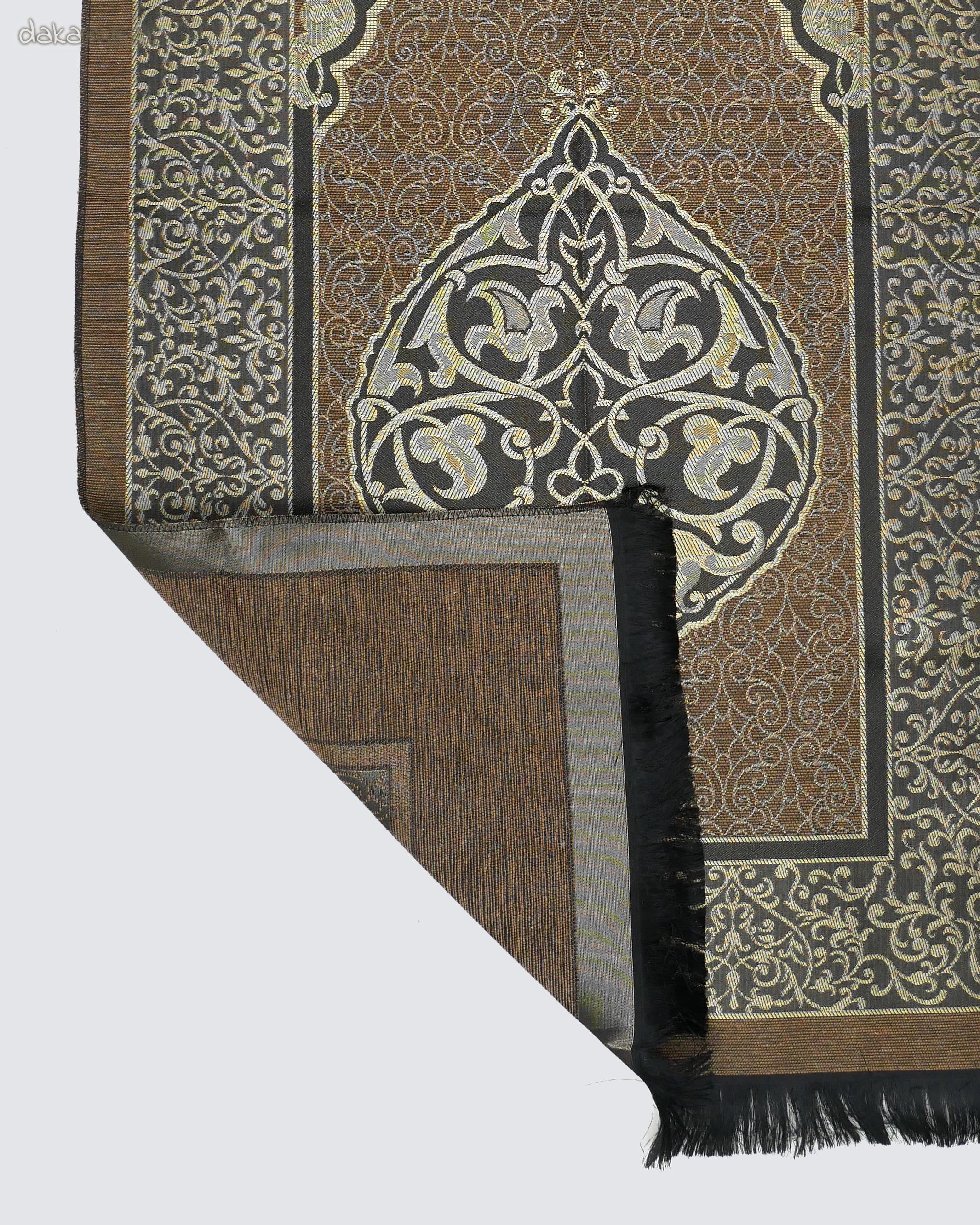 Islamský modlitebný koberec zlato hnedý