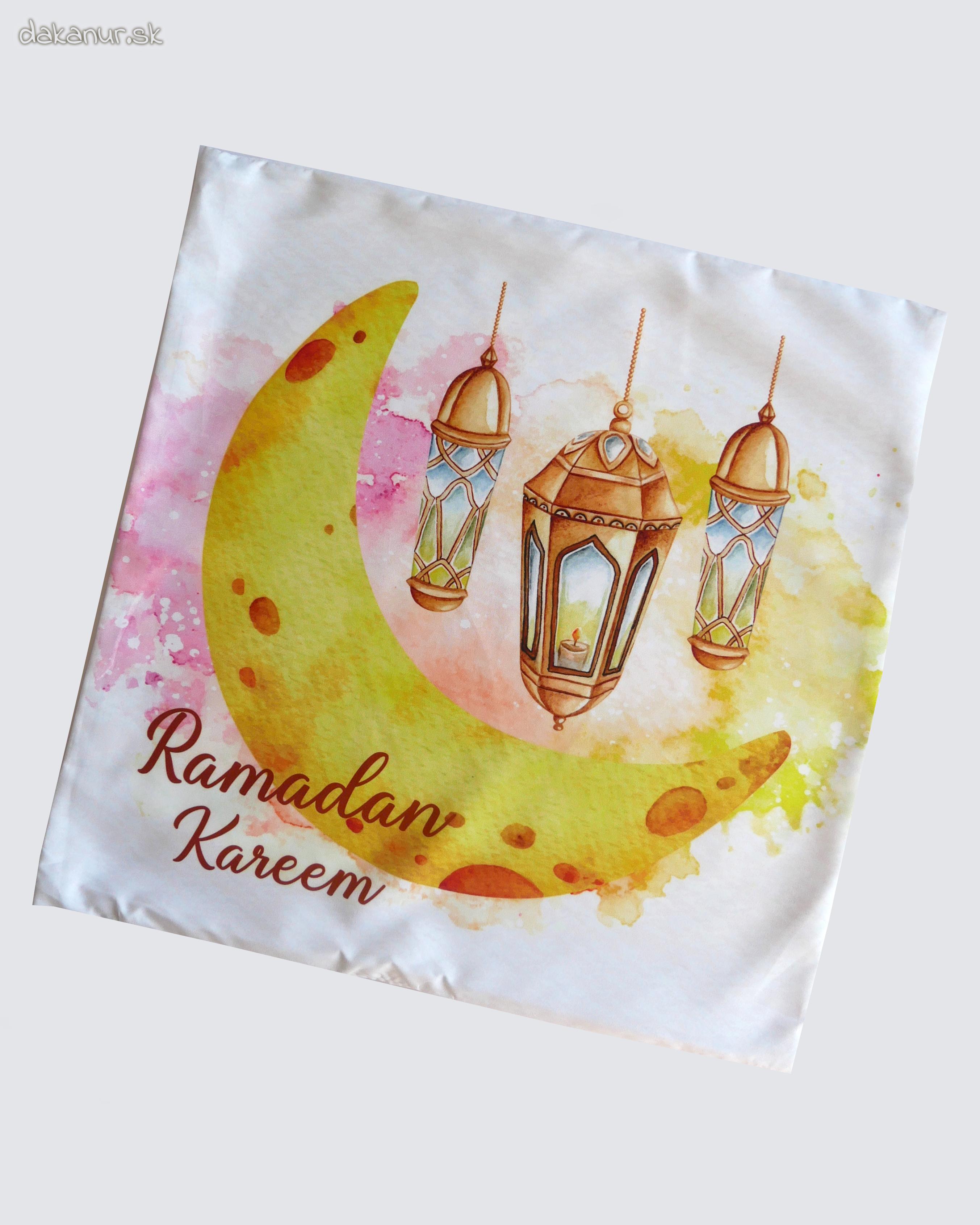Obliečka polmesiac Ramadán, abstrakt