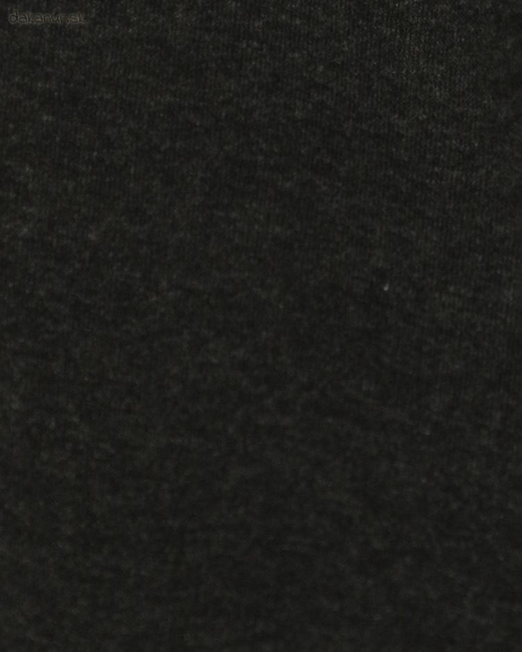 Športová tepláková čierna abája s kapucňou