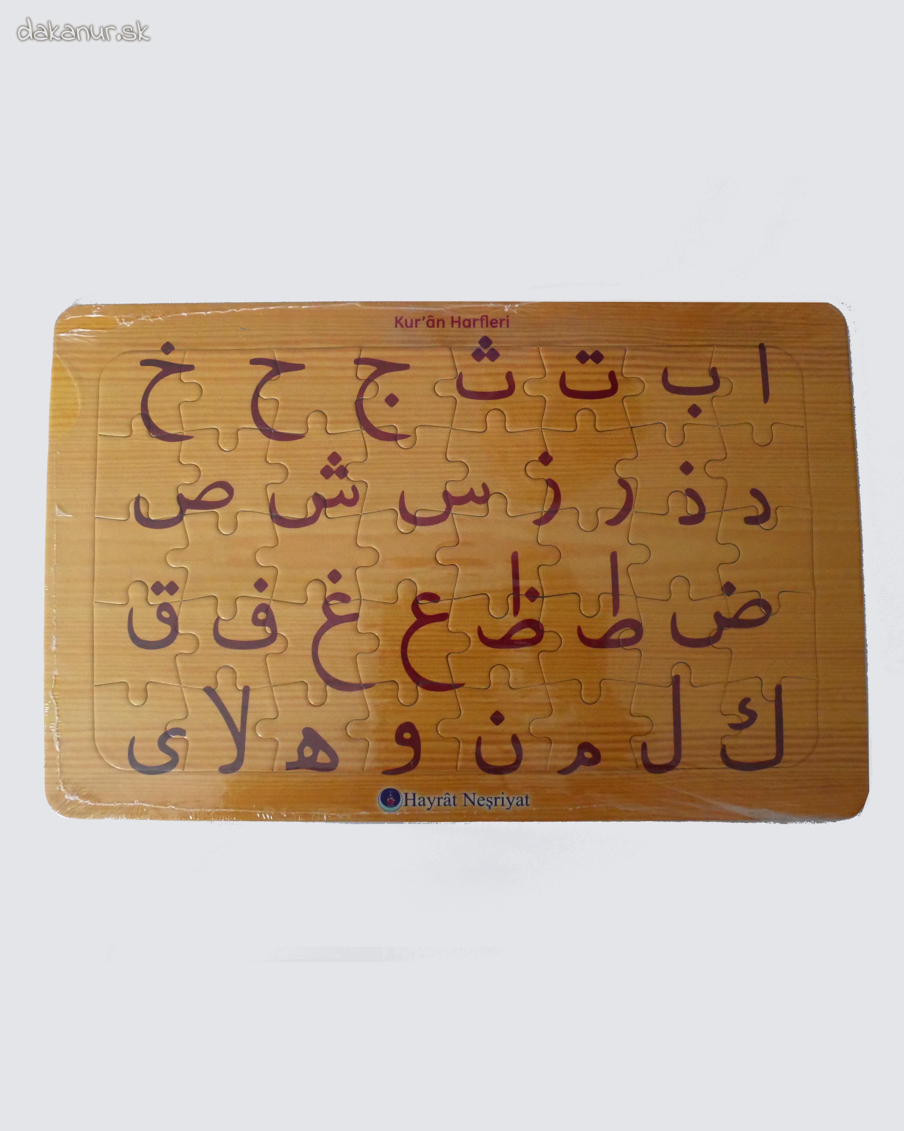 Puzzle arabské písmená, 40 dielikov