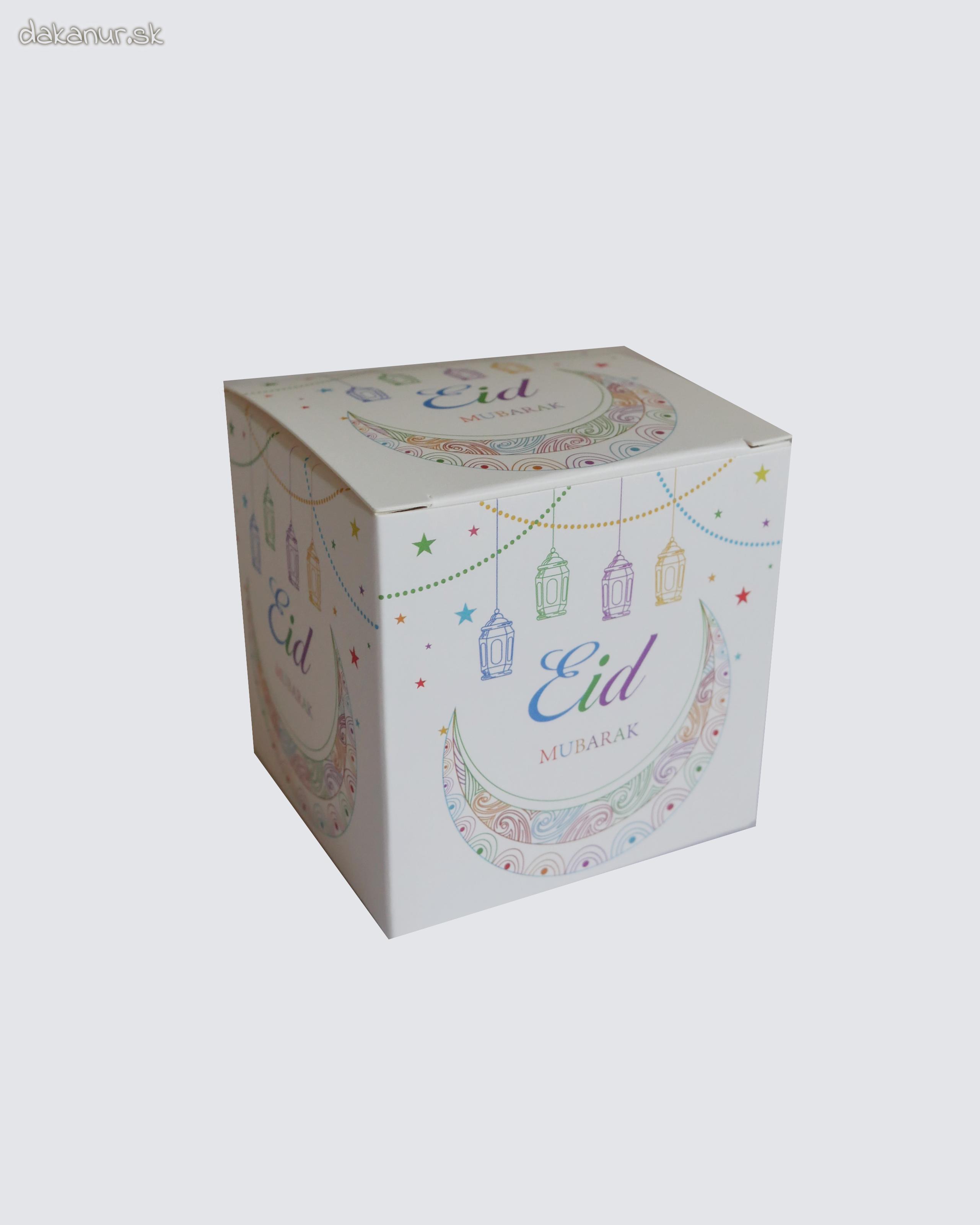Ramadánová darčeková škatuľka, krabička Eid Mubarak