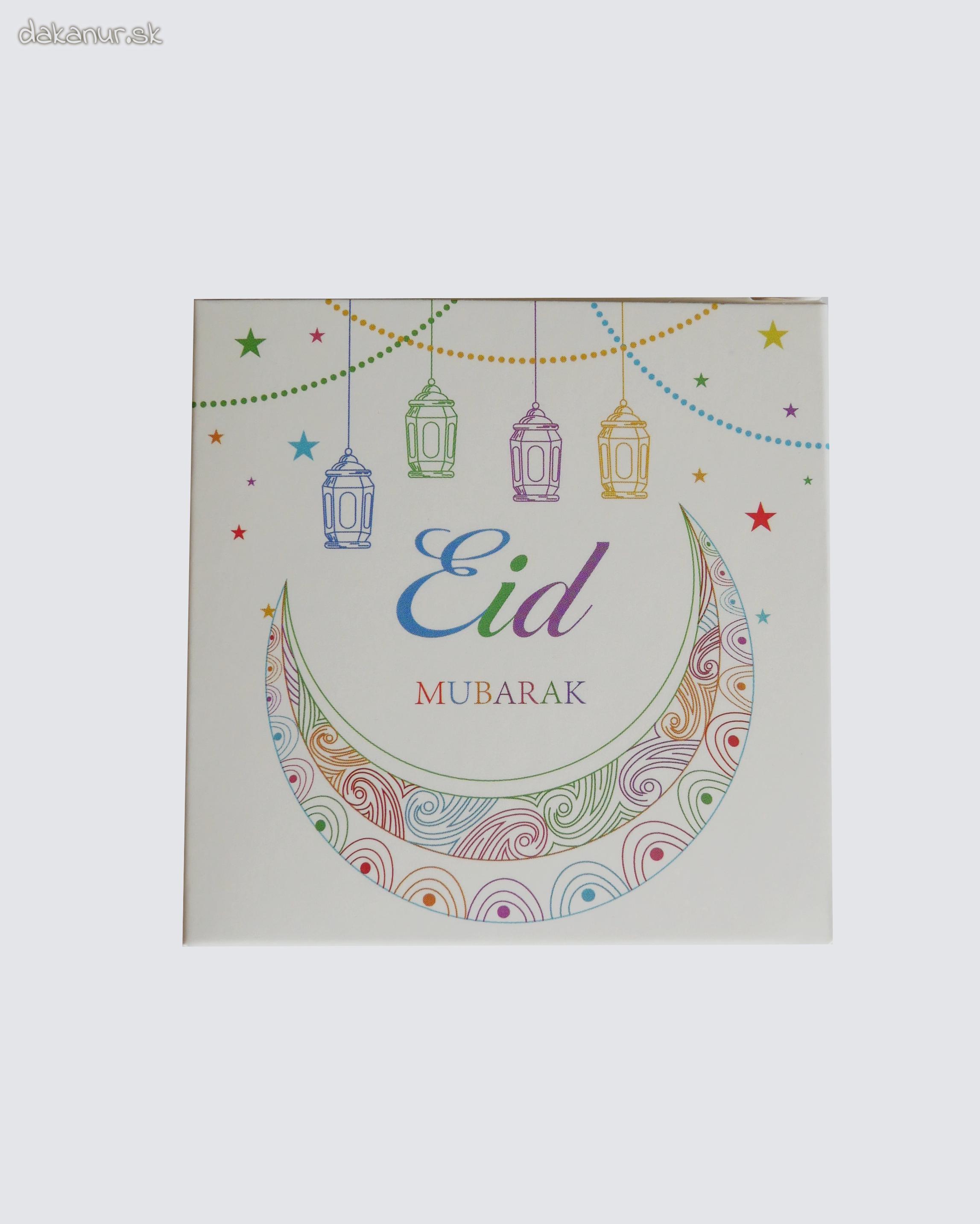 Ramadánová darčeková škatuľka, krabička Eid Mubarak