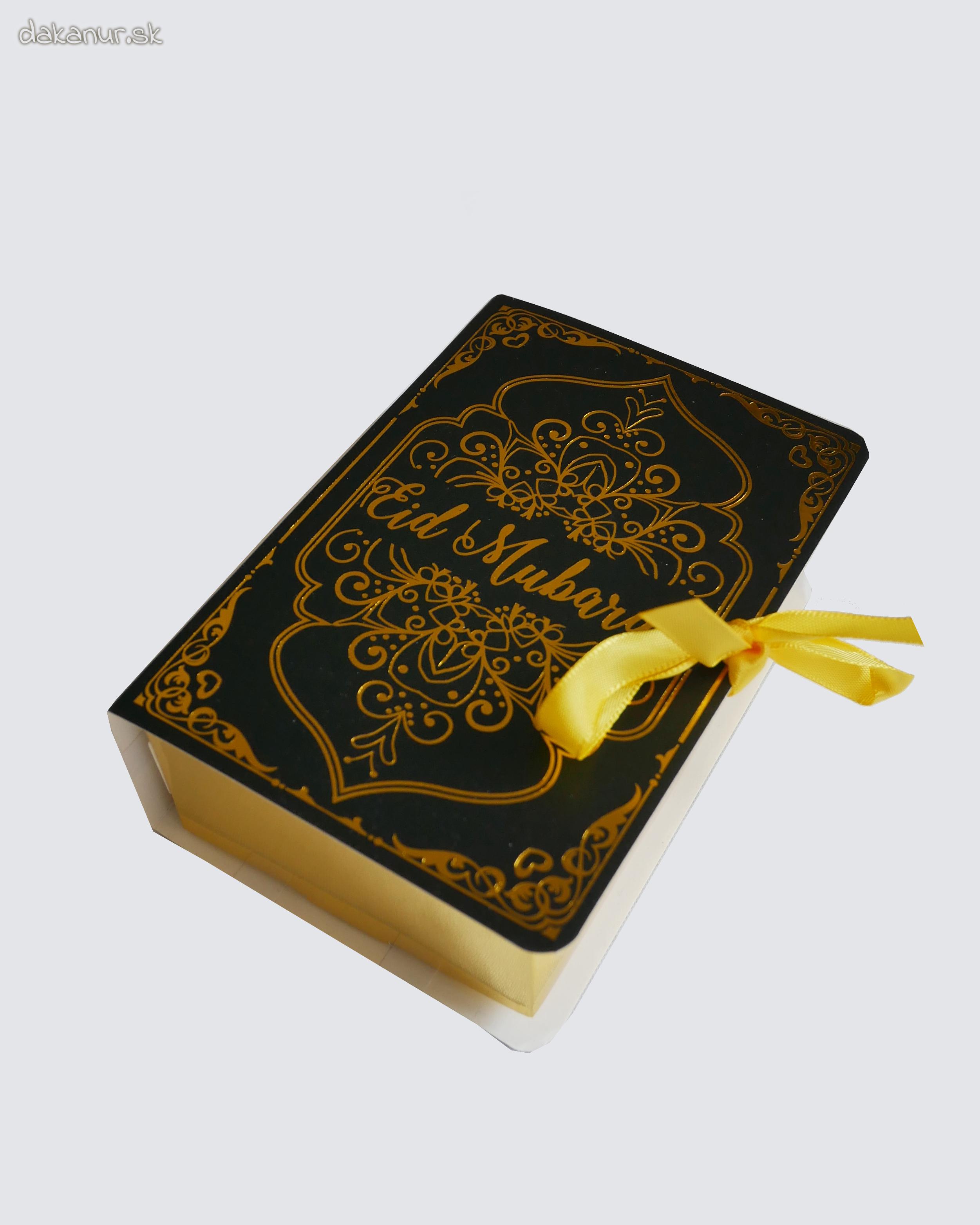 Čierna papierová krabička, škatuľka, Eid, kniha