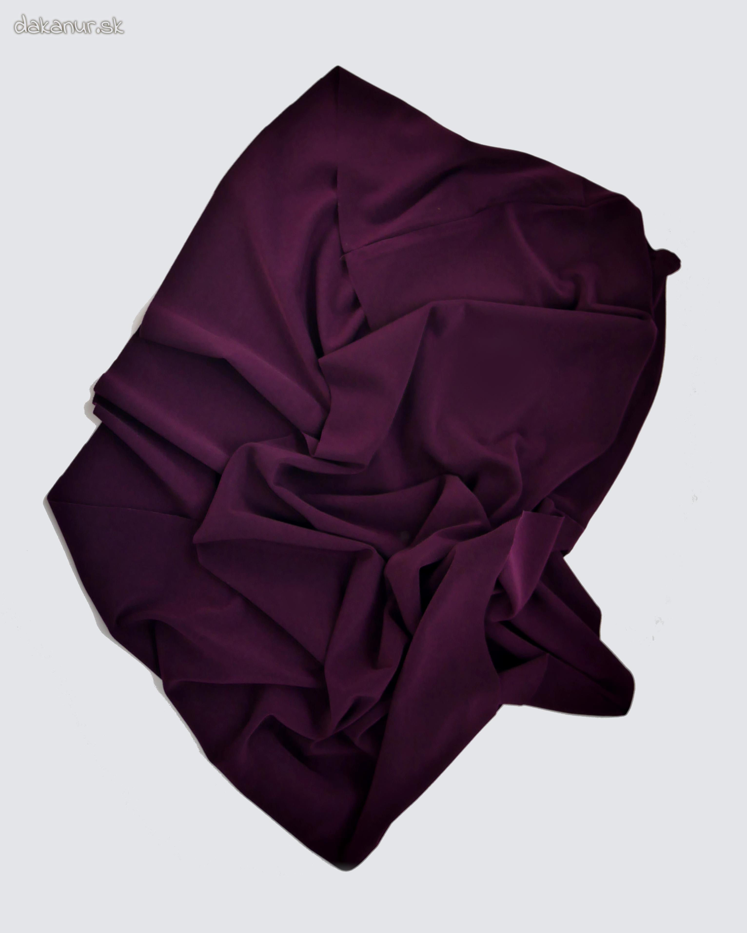 Elastický turban - podšatka fialový