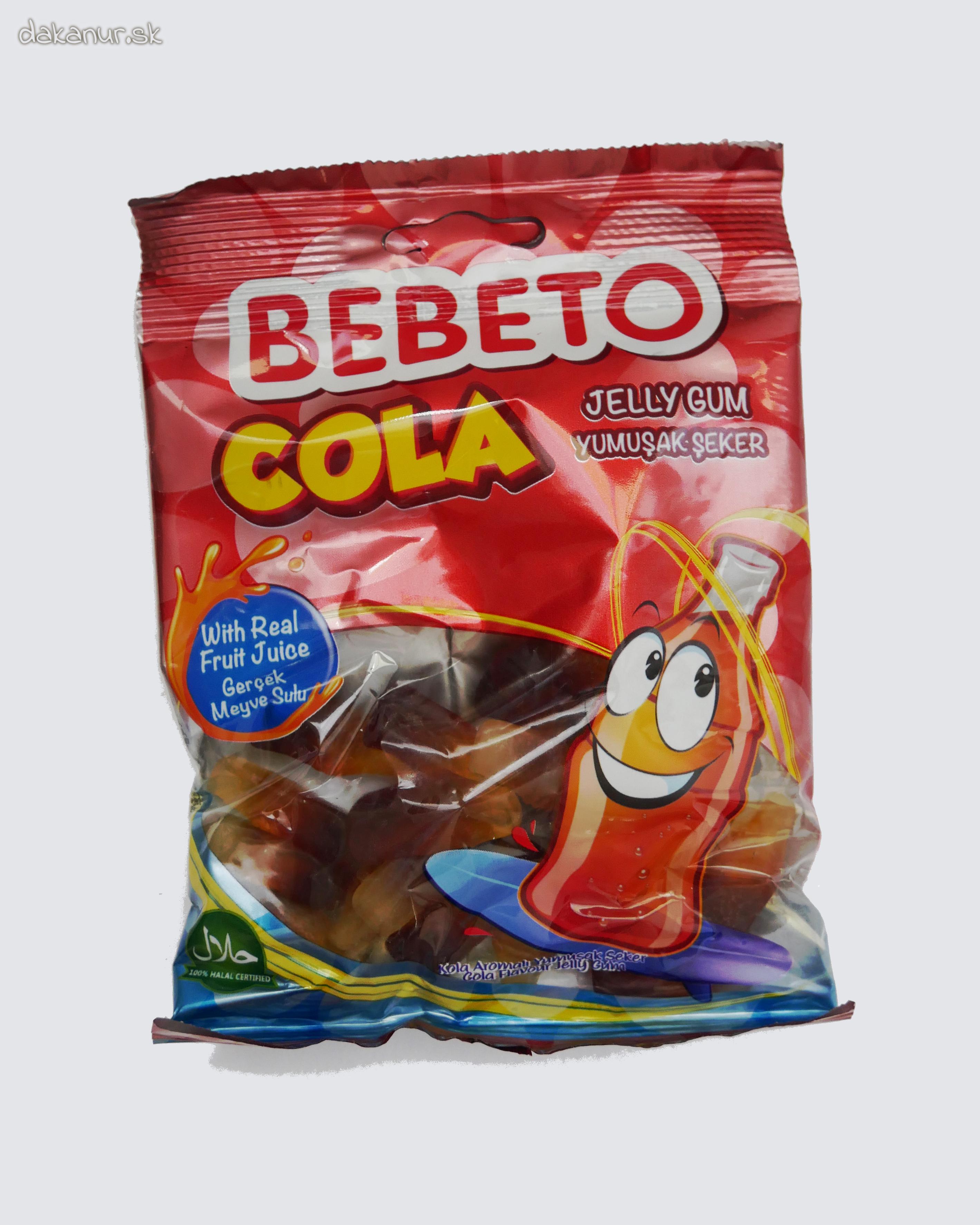 Želé halal cukríky Bebeto Cola 80g