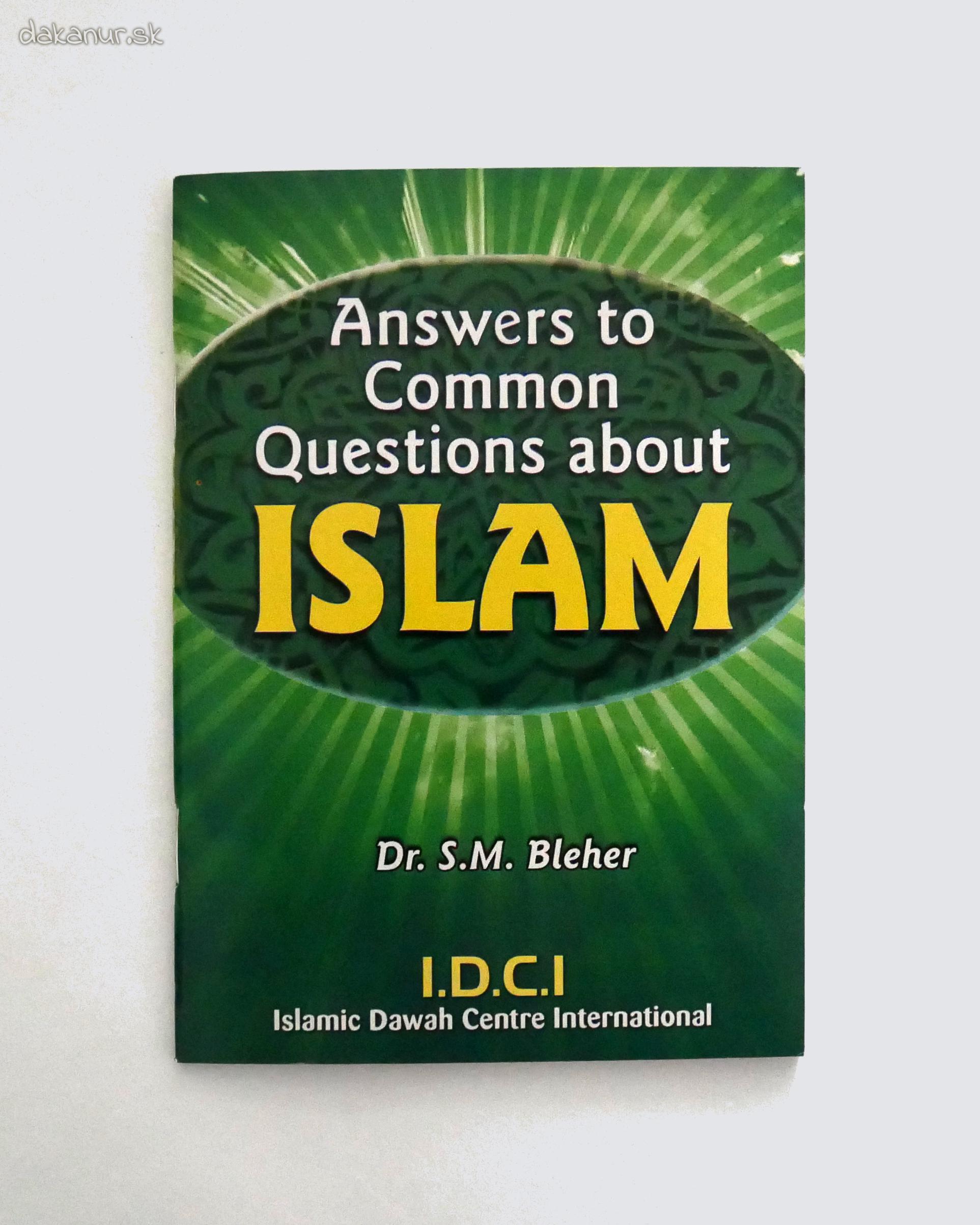 Answers to common questions about islam