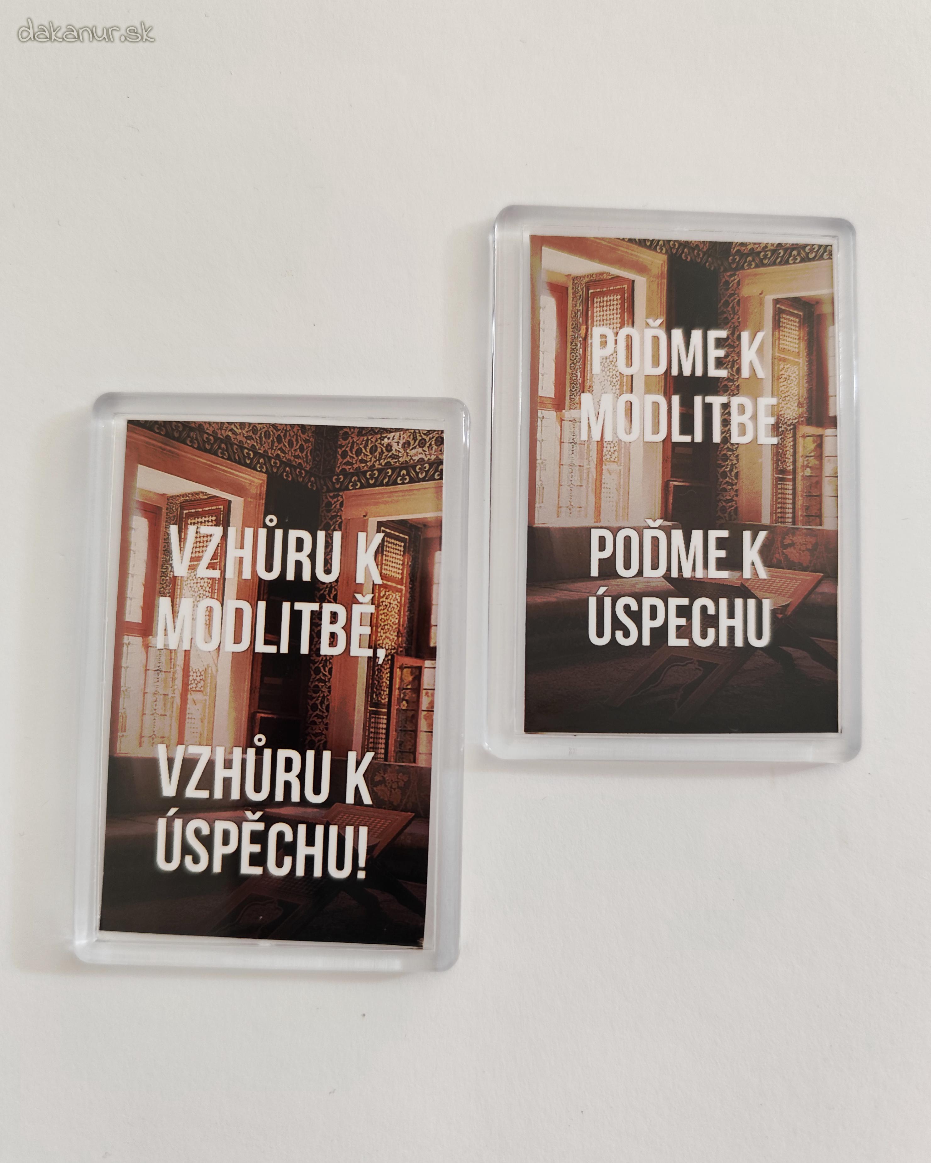 Magnetka Poďme/Vzhuru k modlitbe - SK / CZ