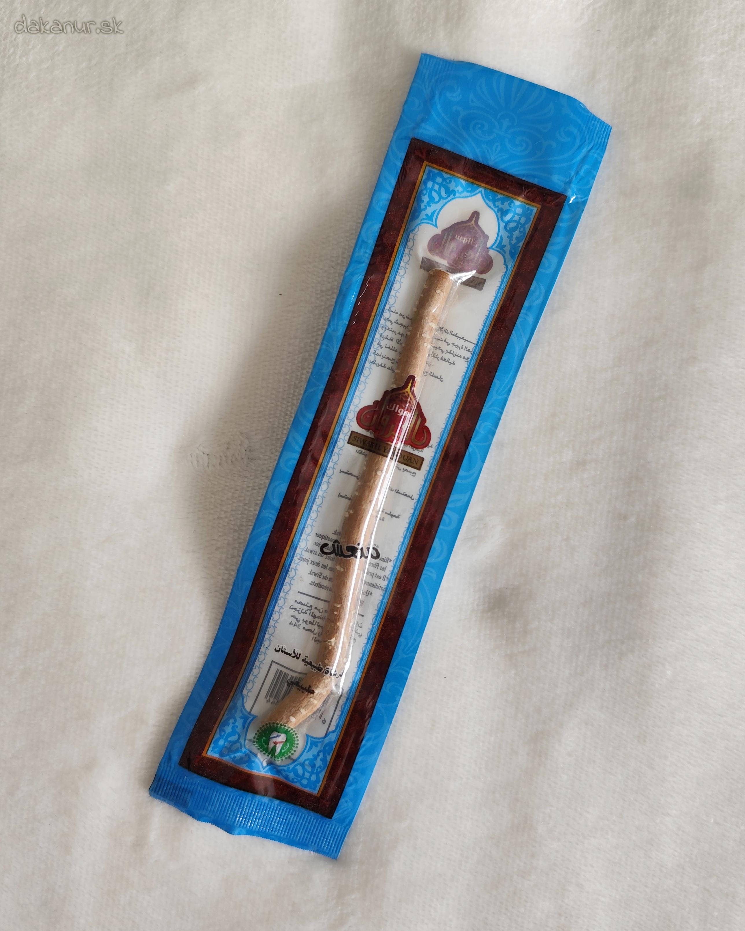 Siwak/miswak, prírodná zubná kefka tenký