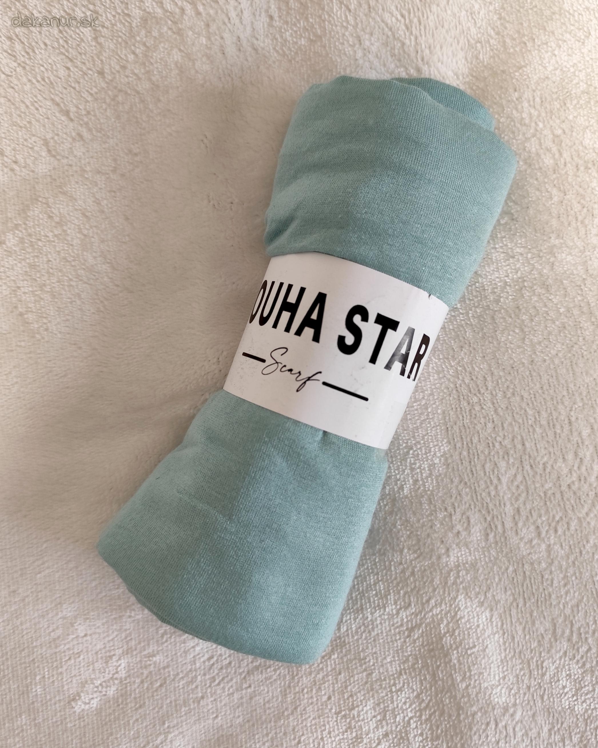 Elastická hidžábová šatka mätová