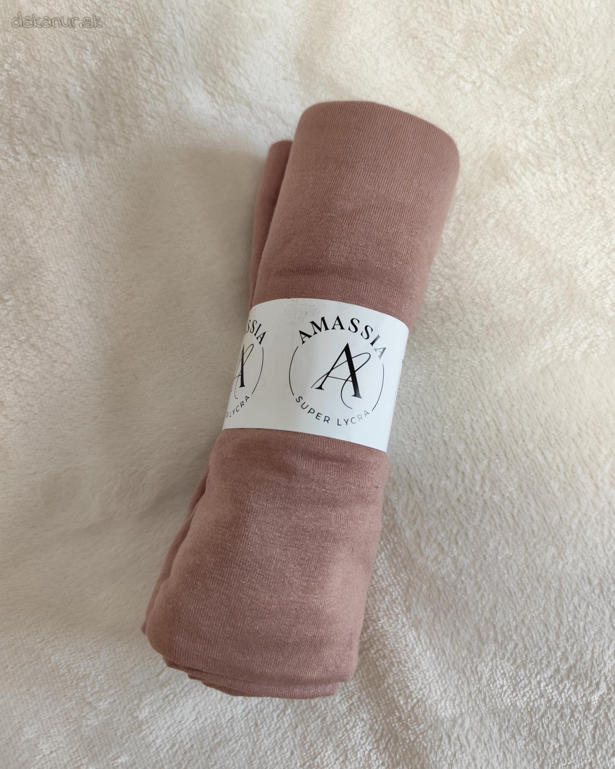 Elastická hidžábová šatka piesková