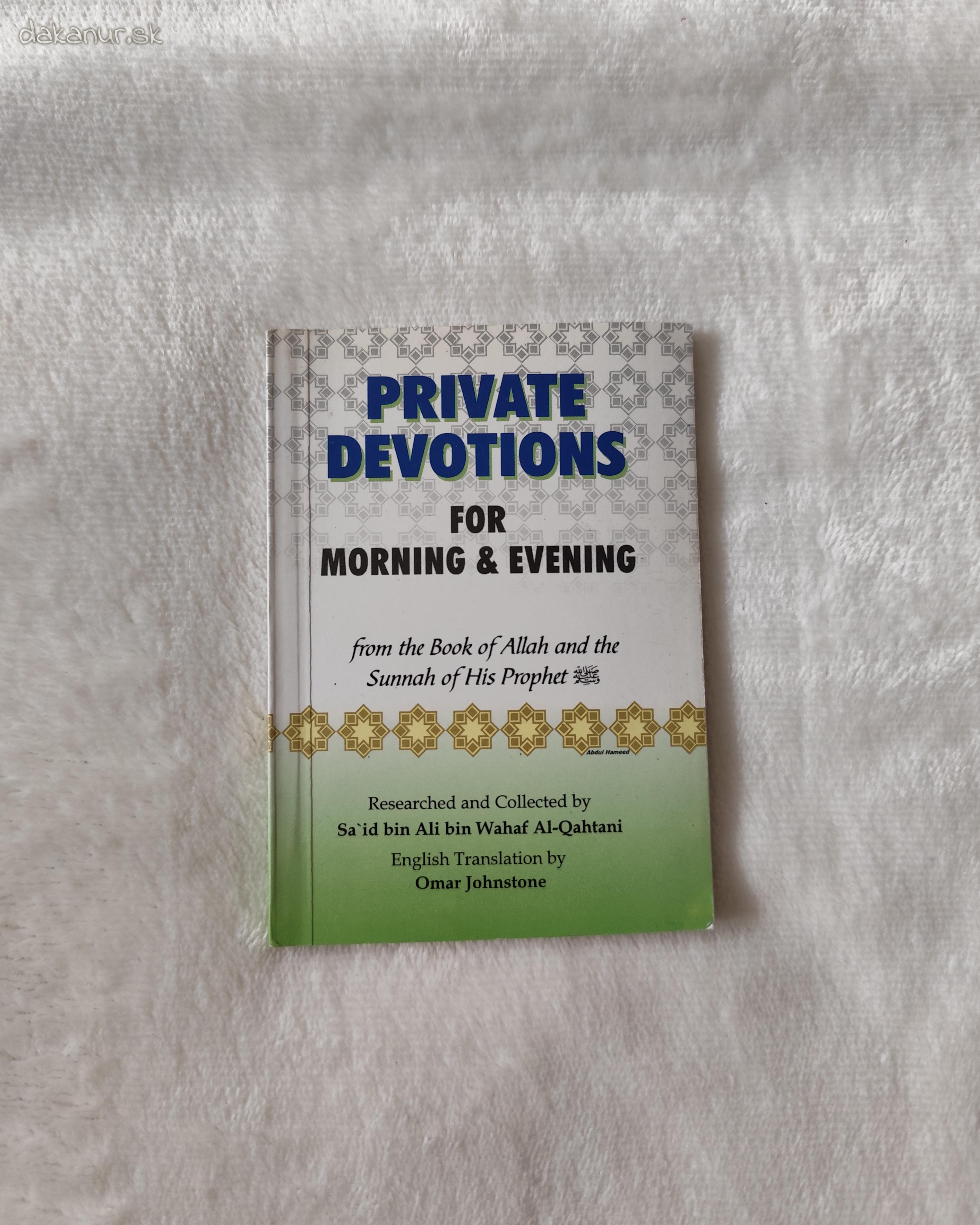 Private Devotions for Morning & Evening