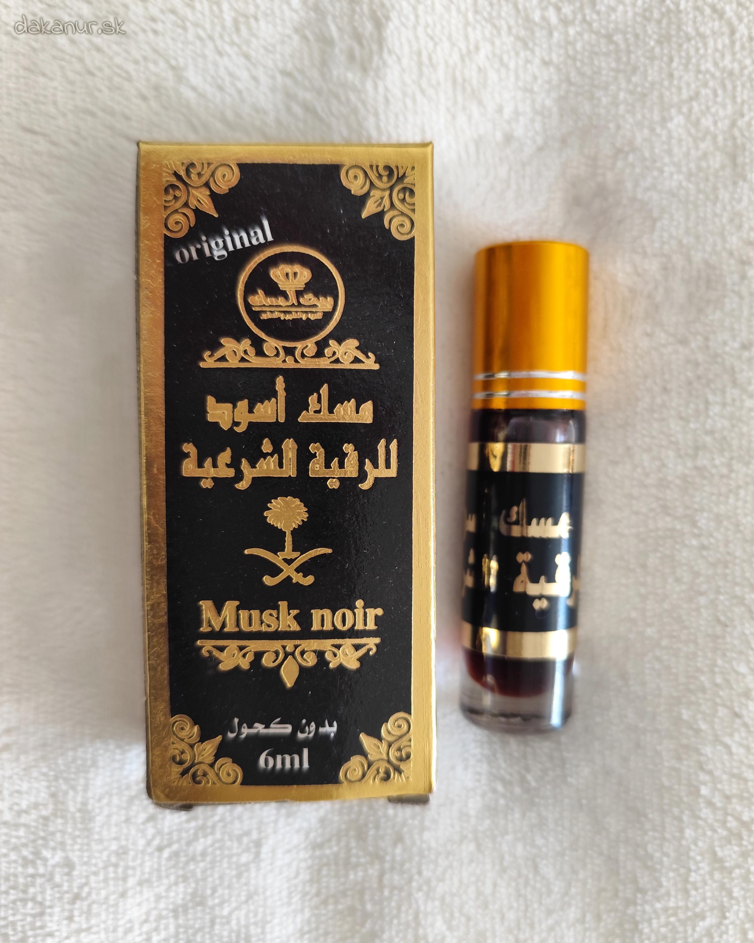 Musk noir, halal parfém 6ml gulôčkový