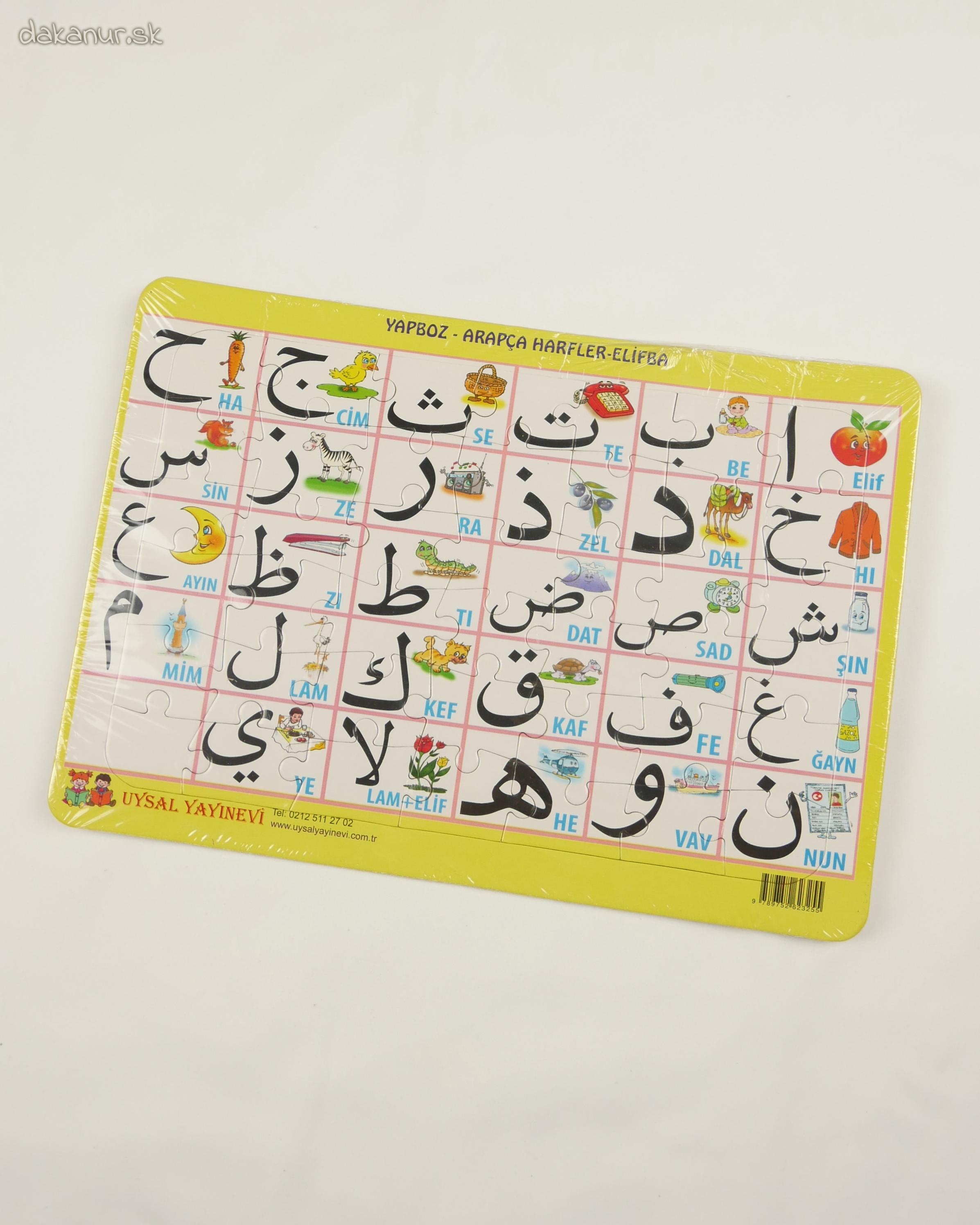 Puzzle 42ks, arabské písmená
